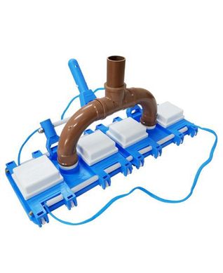 Aspirador Olmpico 16 Rodas Plstico, Azul Branco, 5kg