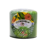 Vela Citronela Cilindrica Verde 8x8x7cm