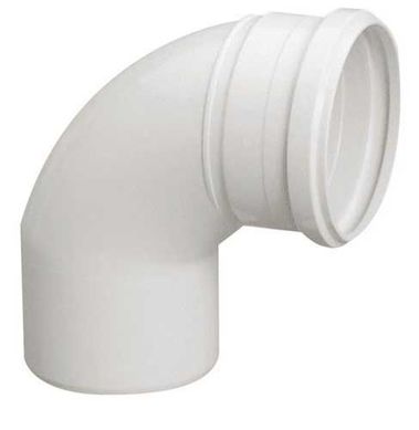 Curva Curta 90 Esgoto Branco 100mm