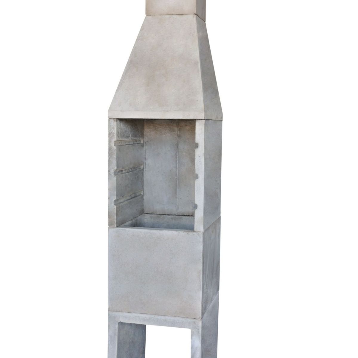 Churrasqueira Lisa Concreto 45x50x228cm, marca Redentor - Foto Principal