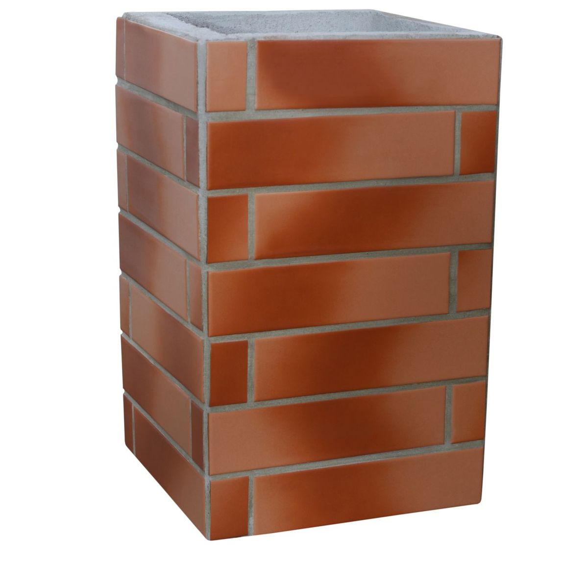 Duto Revestida, Concreto, Vermelha Mesclada, 30x30x25cm, marca Redentor - Foto Principal