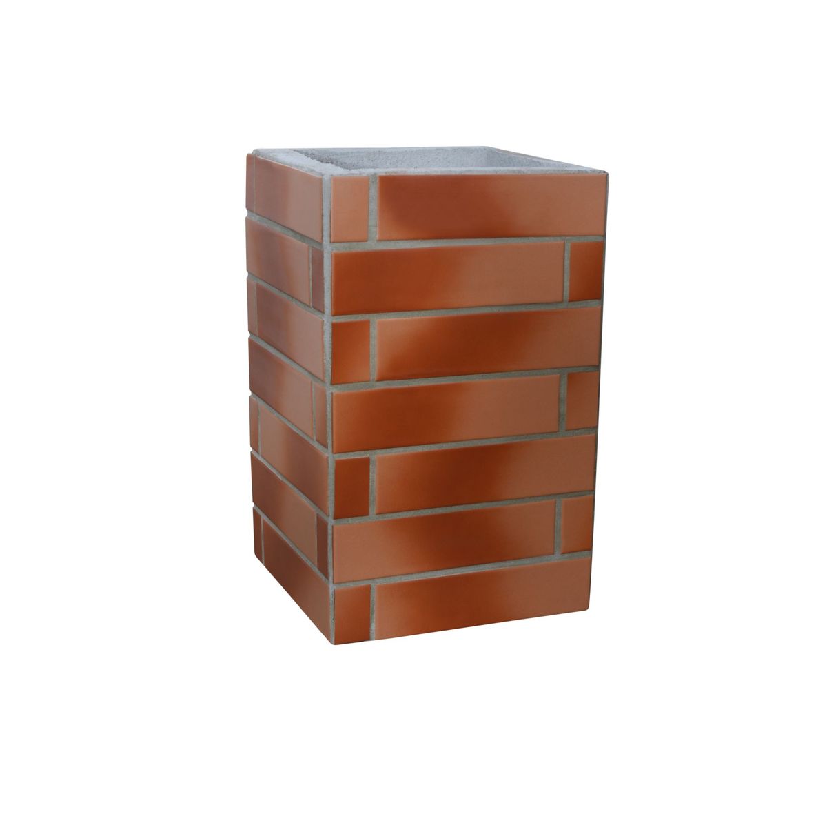 Duto Revestida, Concreto, Vermelha Mesclada, 30x30x25cm, marca Redentor - Foto Principal