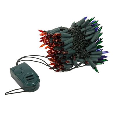 Rede Pisca 150 Lmpadas Coloridas Cabo Funes, Verde, 127V