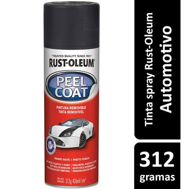 Tinta Spray Fosco Automotivo Rodas e Calotas 312ml Preto