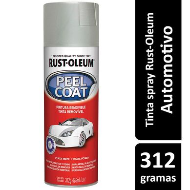 Tinta Spray Fosco Automotivo Rodas e Calotas 312ml Prata