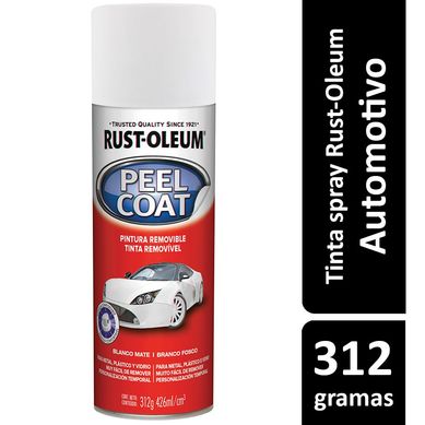 Tinta Spray Fosco Automotivo Rodas e Calotas 312ml Branco