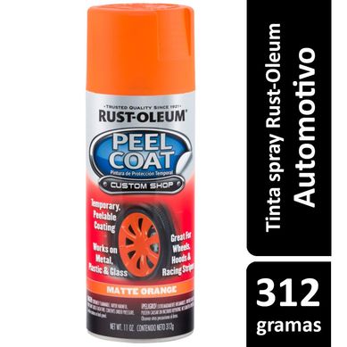 Tinta Spray Fosco Automotivo Rodas e Calotas 312ml Laranja
