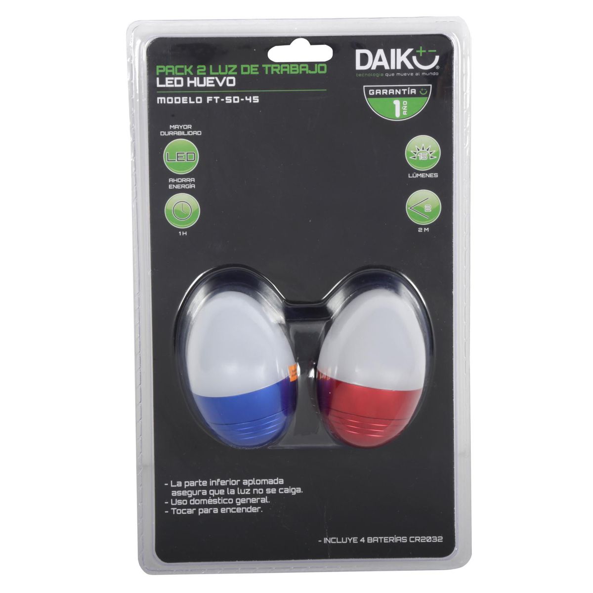 Lanterna De Mesa Led Gyro Branco Dairu, marca Dairu - Foto Principal