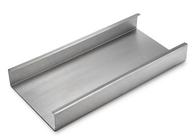 Barra de Ao Montante Steel Frame 140 Galvanizado 0,095x500cm Cinza