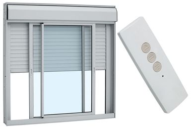 Janela Integrada com Controle Remoto 220V Alumnio 3 Folhas 120x150x11,8cm Alumifort