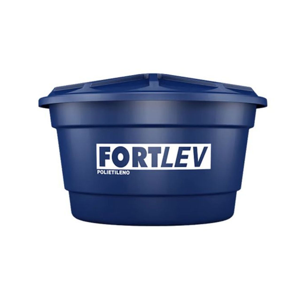 Caixa De Água 750L Polietileno Tampa Encaixe Azul, marca Fortlev - Foto 2