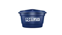 Caixa de Água Polietileno 86x137x86cm com Tampa Normal 750L Azul Fortlev