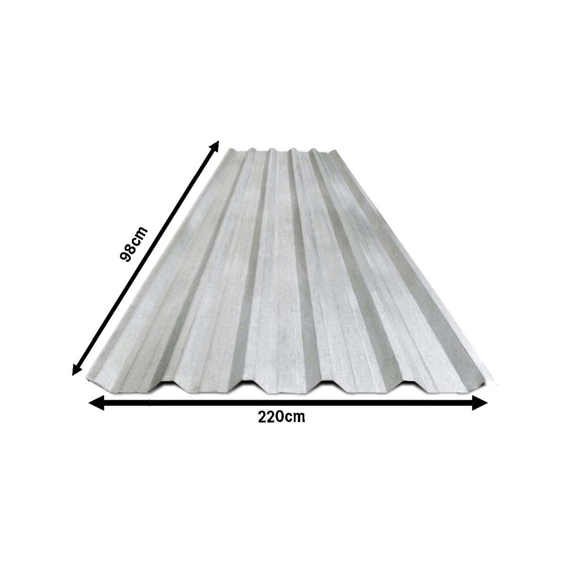 Tapume Aço Galv,metalico,1,00x2,20m,calhaforte, marca Calhaforte - Foto 2