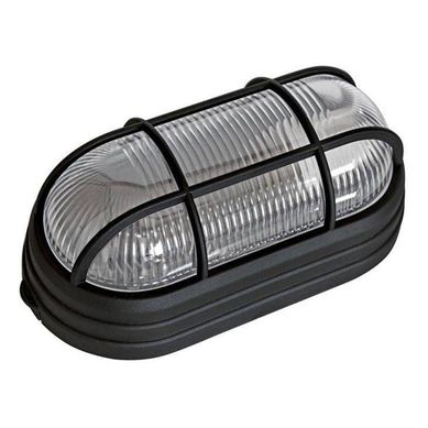 Luminria Tartaruga Mini com Grade Redondo Bivolt Preto