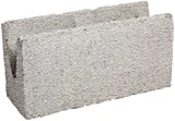 Canaleta Concreto Liso, Cinza, 14x19x39cm