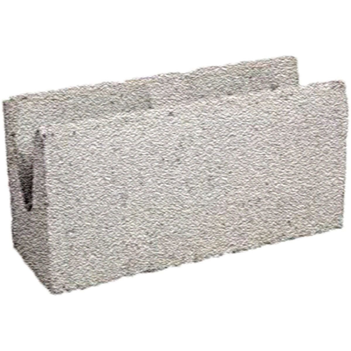 Canaleta Concreto Liso, Cinza, 14x19x39cm, marca Haman Blocos - Foto Principal