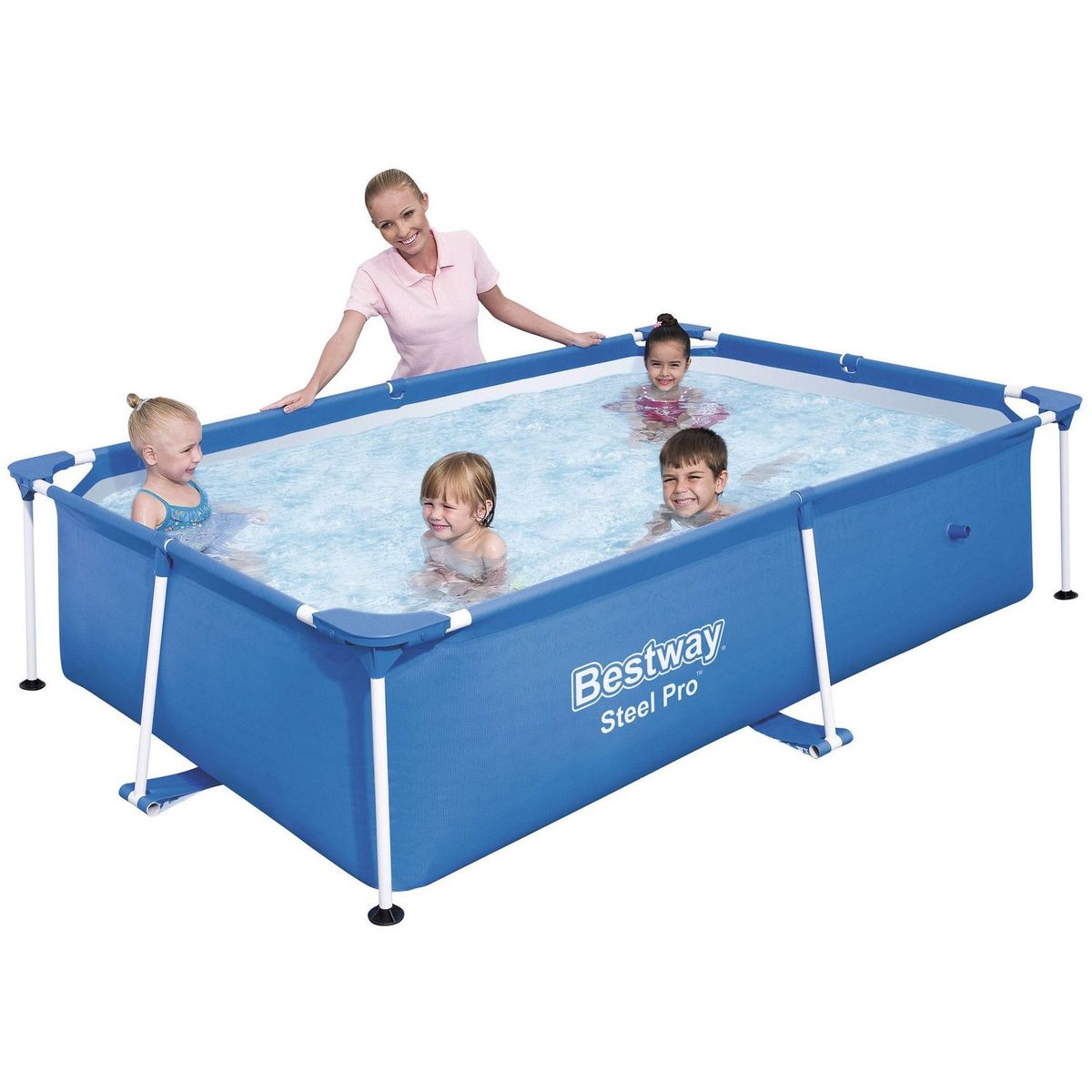 Piscina Estrutural Retangular 1.800L, marca Bestway - Foto 2