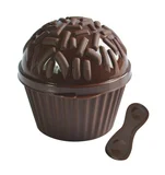Porta Mix Mini Brigadeiro com Colher 12 Peças