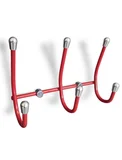 Cabide Triplo 13x6,5x7,7cm Vermelho