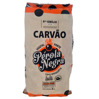 Carvo Briquete Prola Negra 4kg