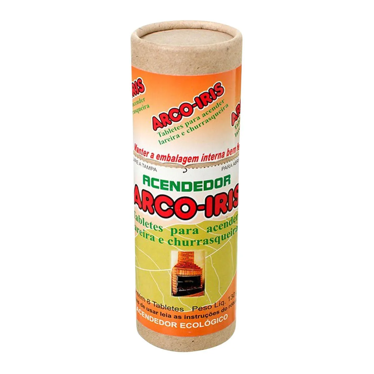Acendedor Arco Iris Pastilha 130g, marca Arco-Iris - Foto Principal