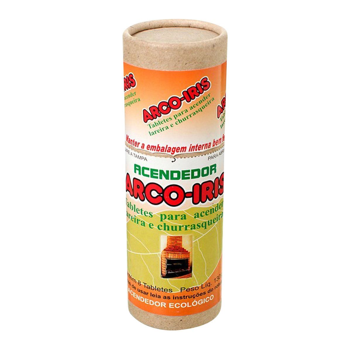 Acendedor Arco Iris Pastilha 130g, marca Arco-Iris - Foto Principal