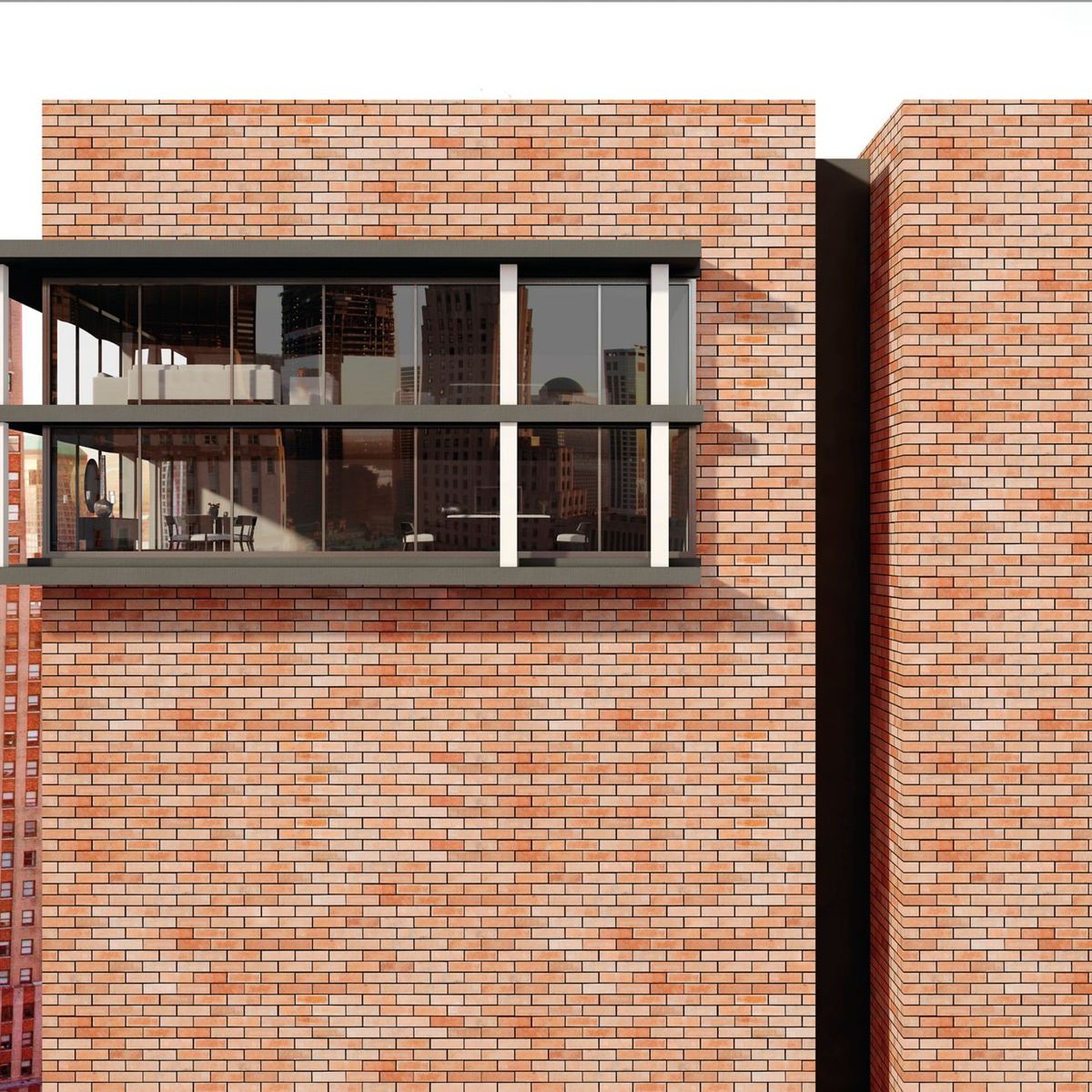 Revestimento Georgian Red Tel 7x26cm 30x39cm Caixa 0,92m² Bege, marca Portobello - Foto 2
