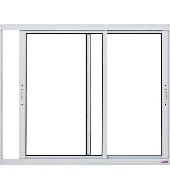 Janela de Correr Alumnio 2 Folhas Mveis 100x150x6,6cm Boldie