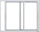 Janela de Correr Alumínio Branco 2 Folhas Móveis 100x120x6,6cm Boldie