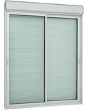 Porta Integrada Veneziana com Controle Remoto 220V Alumínio 3 Folhas 240,5x200x16,2cm Soundblock