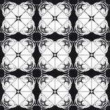 Azulejo Decor 15,4x15,4cm Preto e Branco