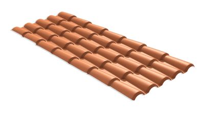 Telha de PVC Colonial 230x88cm Cermica
