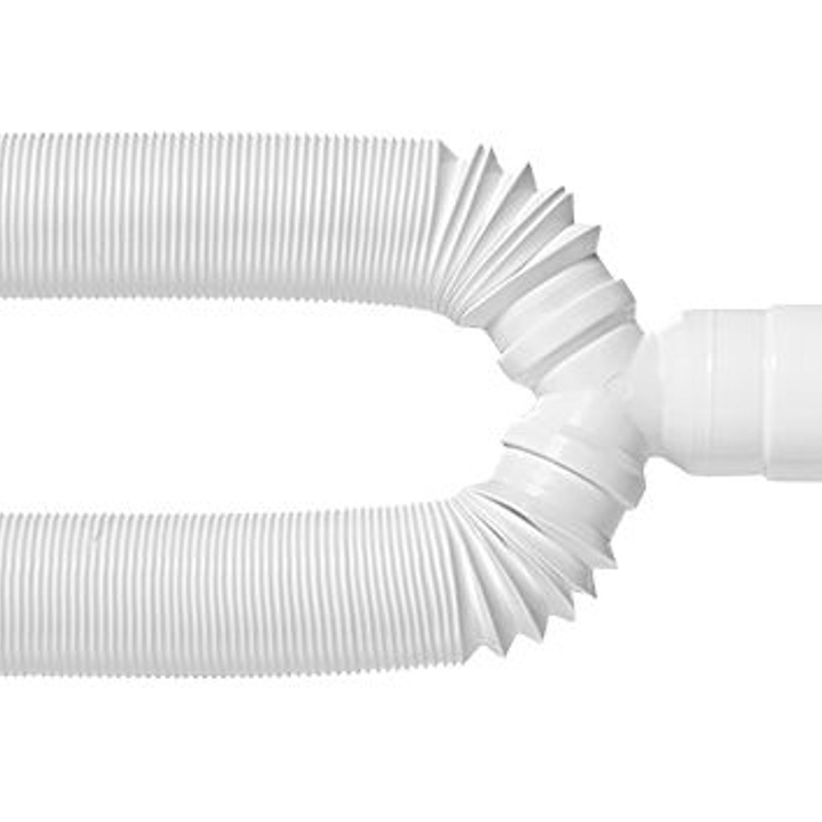 Sifão Tubo Extensível Universal Duplo Branco Com Suporte, marca Blukit - Foto Principal