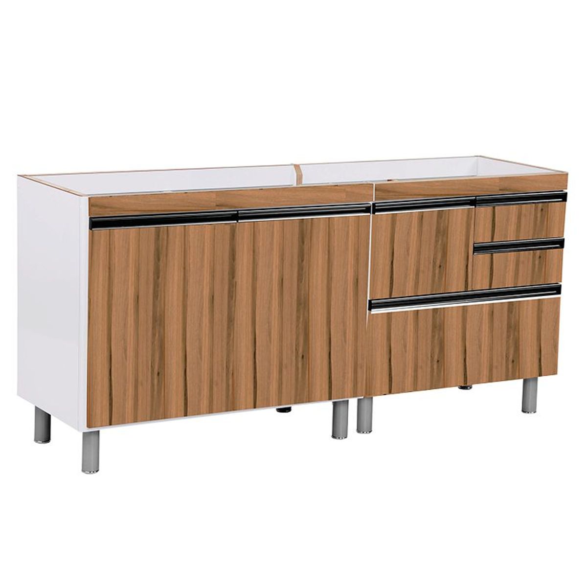Gabinete para Cozinha Coliseu 174cm Nogal Rorato, marca A. J. Rorato - Foto 2