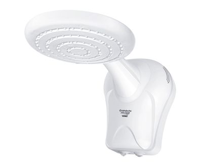 Chuveiro com Pressurizador Multitemperatura 127V (110V) 5400W Branco 