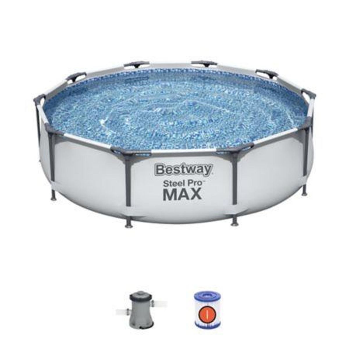 Piscina Estrutural Redonda 4.678L com Filtro 127V, marca Bestway - Foto Principal