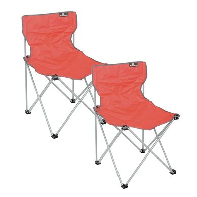 Kit 2 Cadeiras Dobrvel Sem Apoio de Brao 73x48x48cm Vermelho