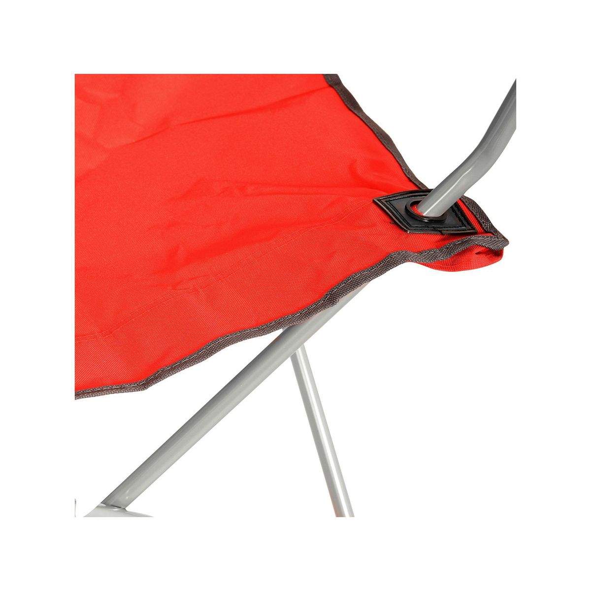 Cadeira Dobrável com Apoio de Braço 80x54cm Vermelho Klimber, marca Klimber - Foto 2