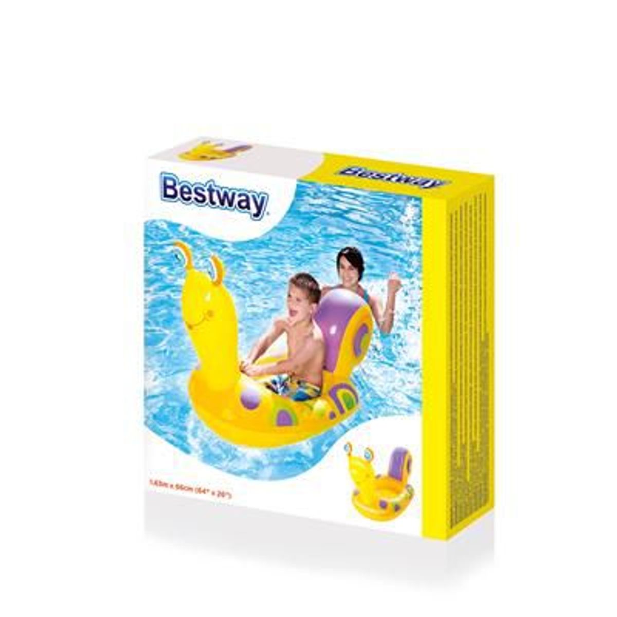 Bote com Assento Infântil Caracol 163x66cm Colorido, marca Bestway - Foto 2