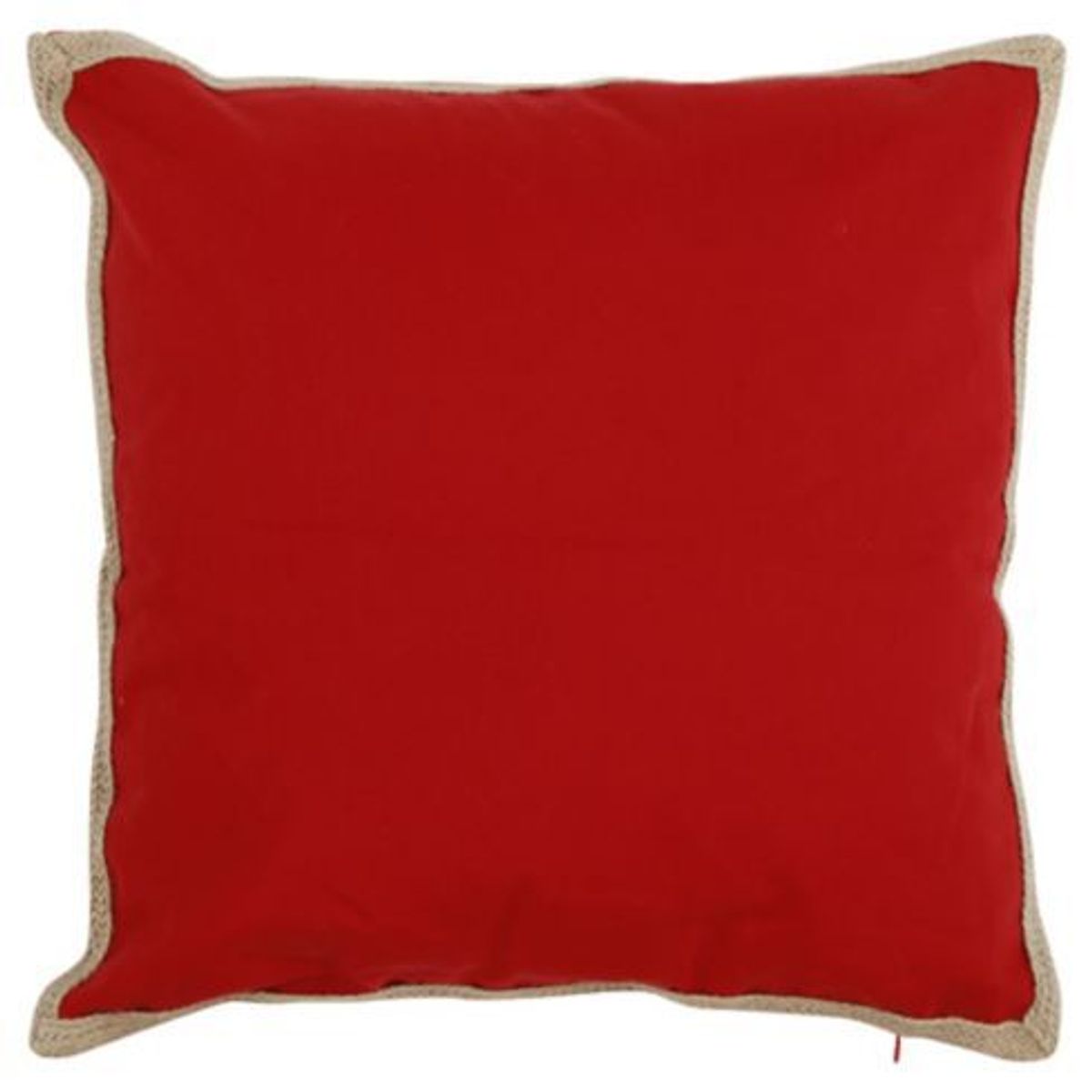 Almofada Yute 50x50cm Vermelho, marca Just Home Collection - Foto Principal