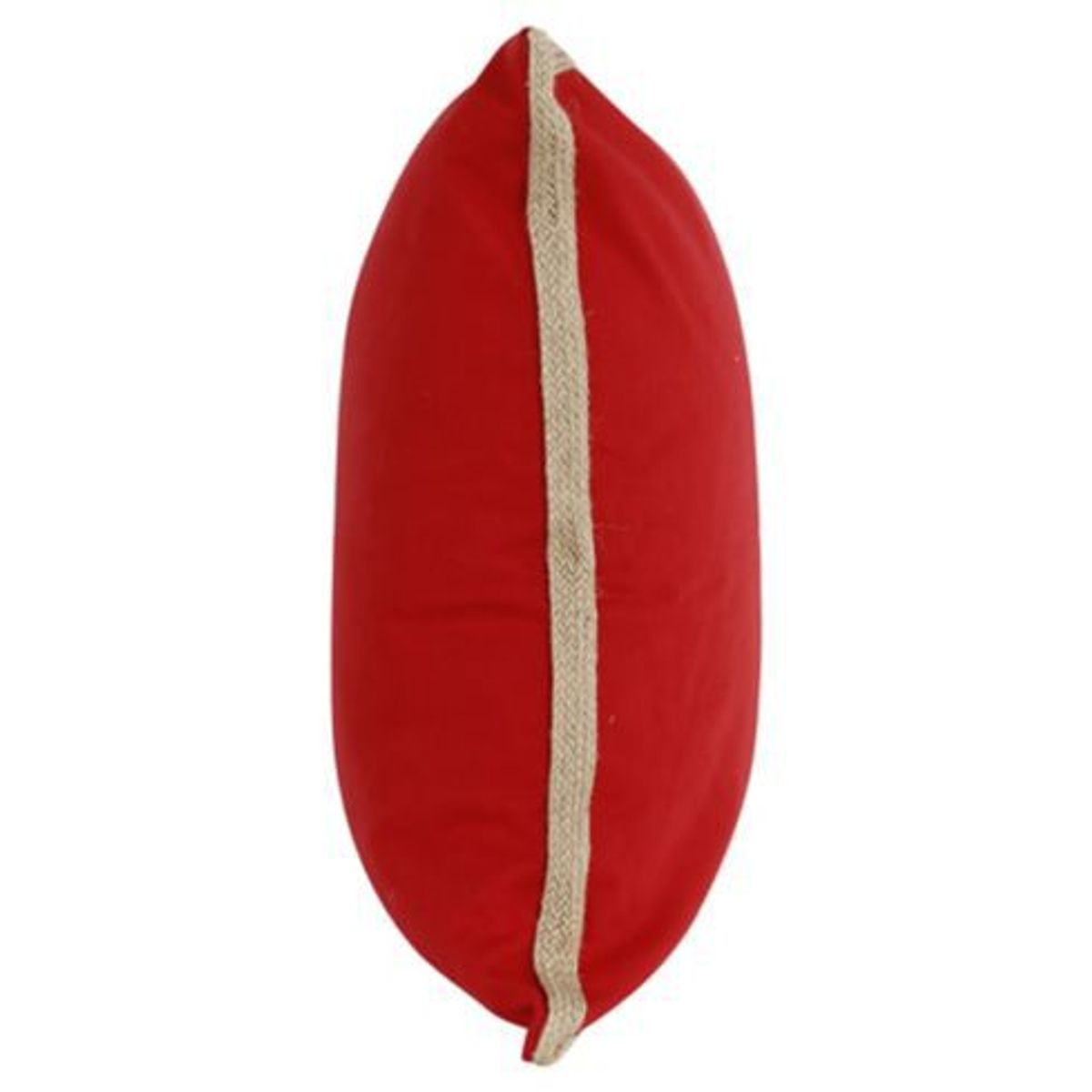Almofada Yute 50x50cm Vermelho, marca Just Home Collection - Foto 2