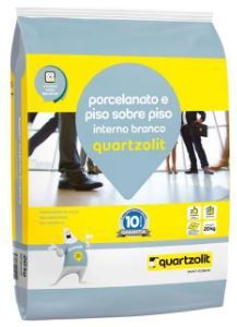 Argamassa para Porcelanato e Piso Sobre Piso Interno 20kg Branco