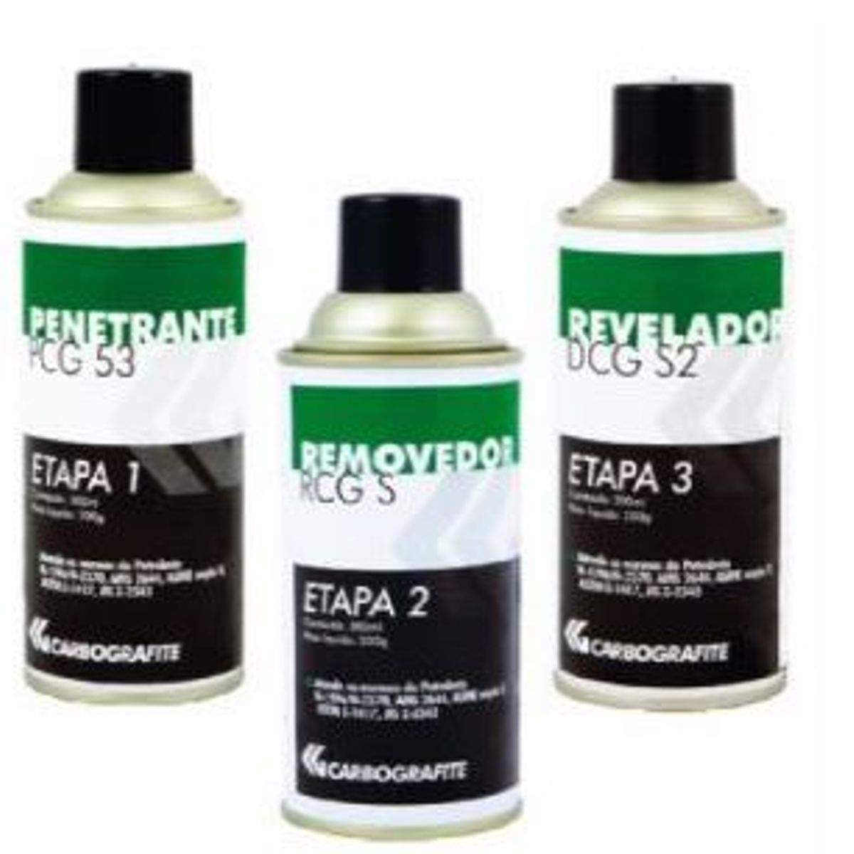 Revelador de Trincas Penetrante Pcg 53, Verde, marca Carbografite - Foto Principal