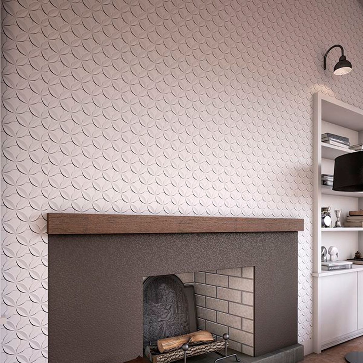 Revestimento Dália Acetinado 8428 43,7x63,1cm Caixa 1,65m² Branco, marca Ceusa - Foto Principal