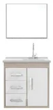 Conjunto para Banheiro Canopus 3 gavetas com Cuba Branco