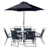 Conjunto Santa Lucia 8 Peças Preto