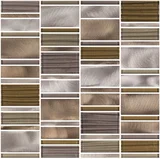 Mosaico Bronze Bold 29,8x29,4cm Bege