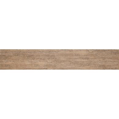 Porcelanato Esmaltado Peroba Envelhecida Castanho 20x120cm Caixa 1,19m Retificado Marrom