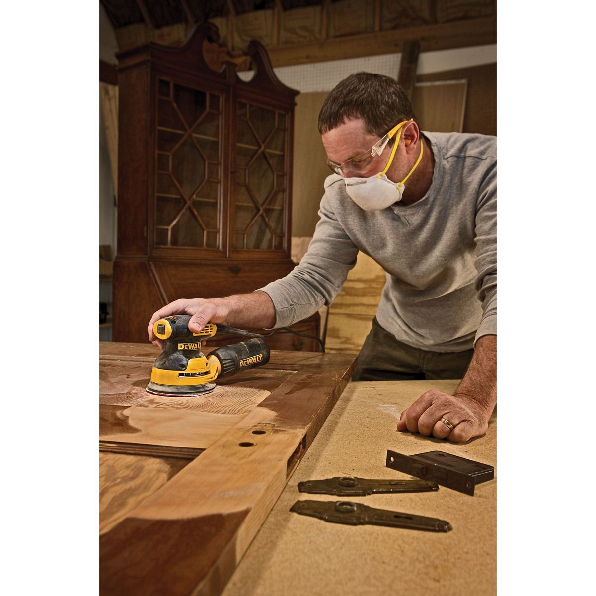 Lixadeira Roto Orbital 5' 280W DWE6421 220V Dewalt, marca Dewalt - Foto 2