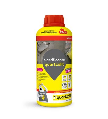 Aditivo Plastificante para Argamassa Pote 1L Incolor